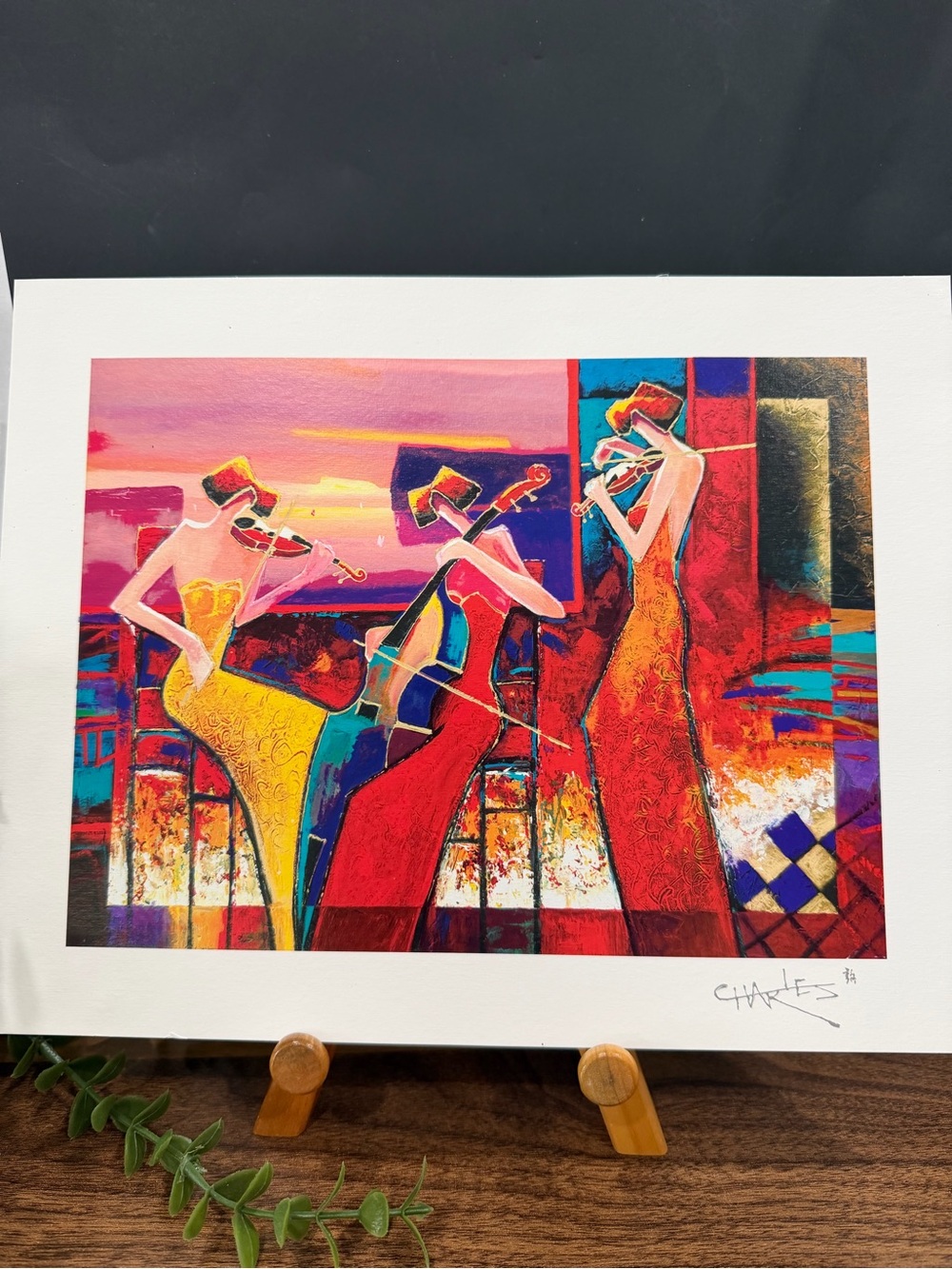ANDANTE~CHARLES LEE~2006 SERIOLITHOGRAPH W COA~7”x9 3/8”~NEW UNFRAMED